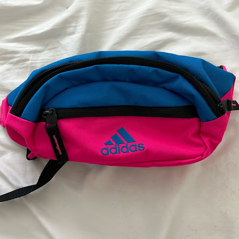 Adidas two-tone neon fanny pack